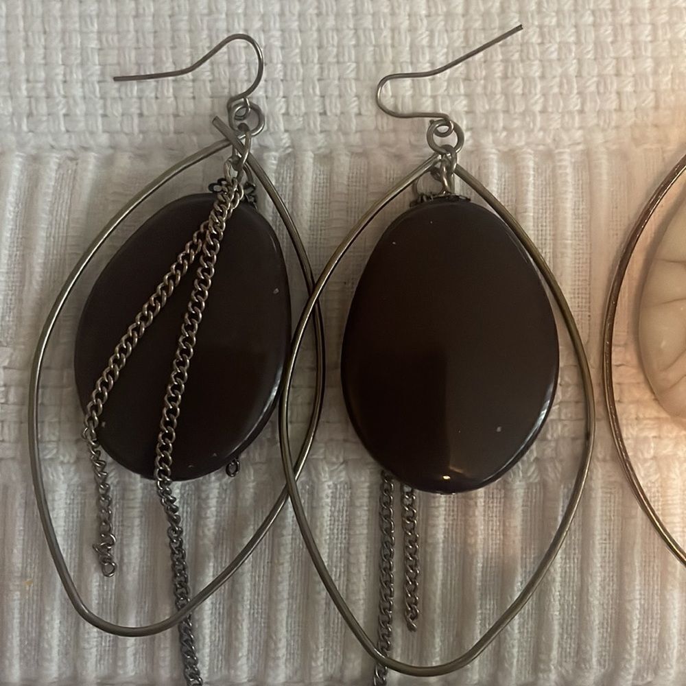 4 sets of earrings. Various colors - Picture 4 of 5